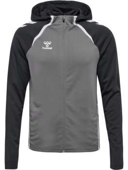 Kinder Hummel Lead 2.0 Kapuzen Trainingsjacke - Steel gray/Asphalt